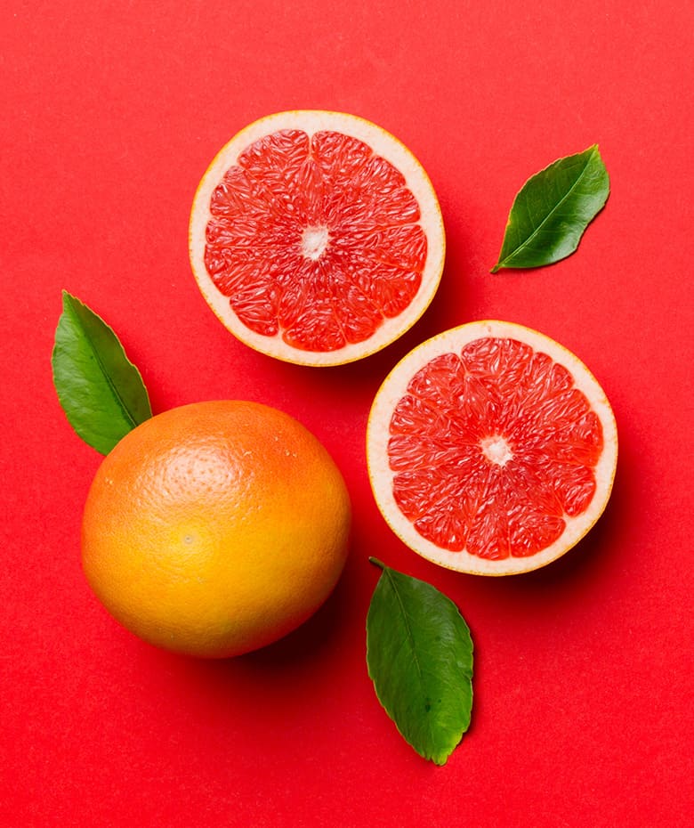 liscie na kolorowym tle