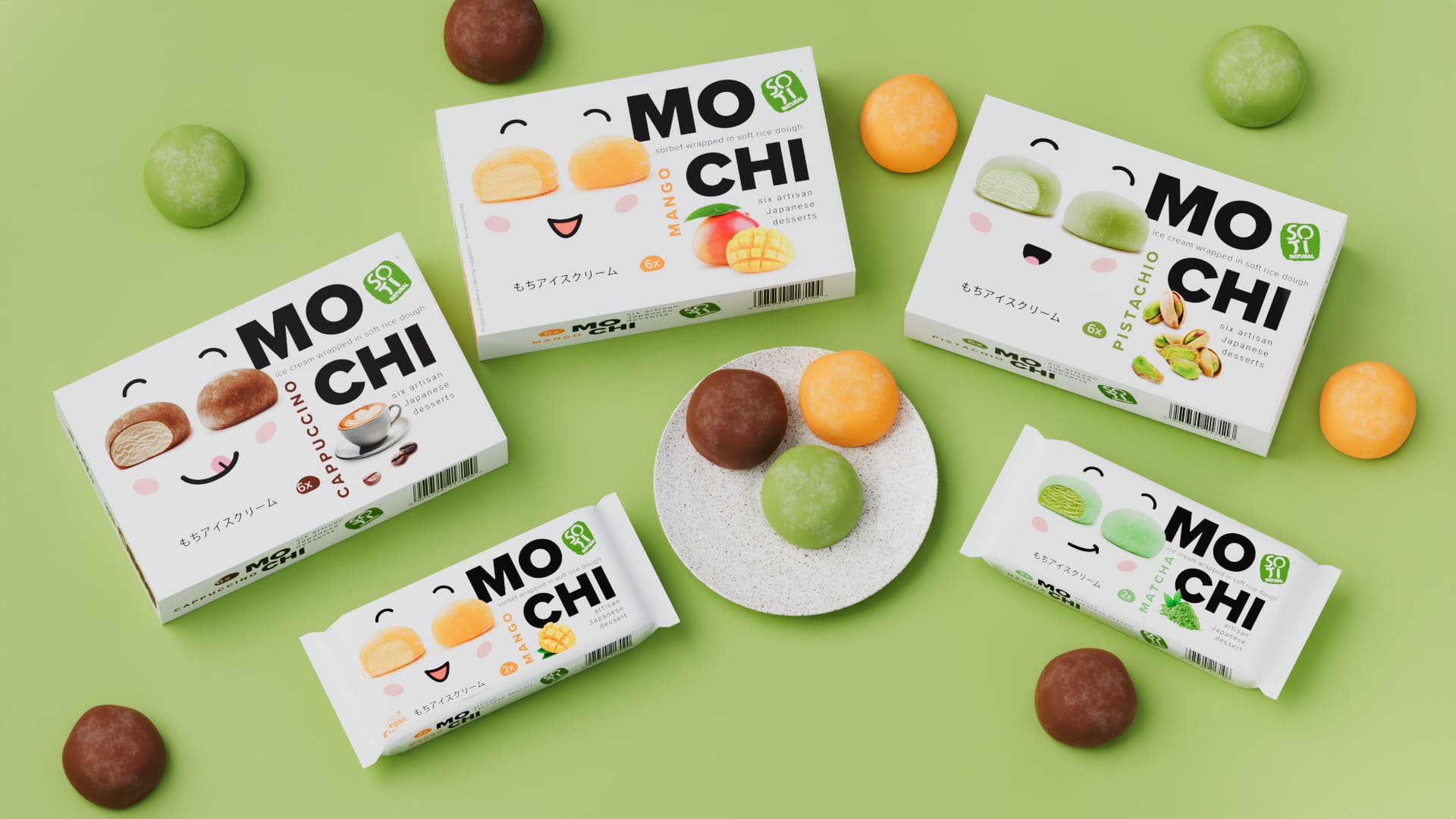 opakowania mochi